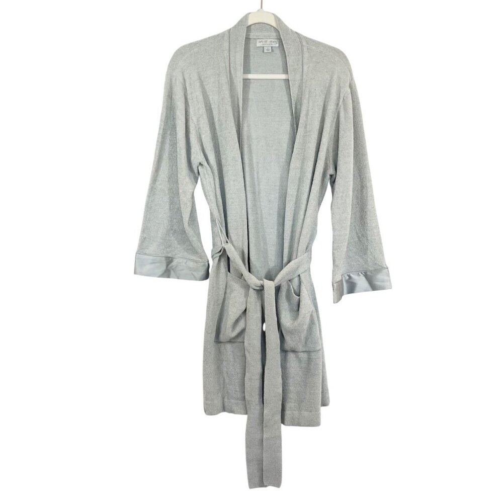 Barefoot Dreams CozyChic Ultra Lite Dream Robe in Light Gray - Size Small